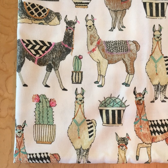 Lama / Alpaca Print Duck Cloth Fabric - Picture 3 of 9